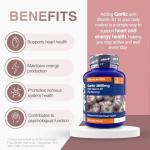 Zipvit Garlic Tablets 2800mg, High Strength Garlic Supplement with Vitamin B1, Provides Allicin & Alliin, Supports Heart Health, 2 a Day, 3 Months Supply