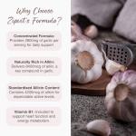 Zipvit Garlic Tablets 2800mg, High Strength Garlic Supplement with Vitamin B1, Provides Allicin & Alliin, Supports Heart Health, 2 a Day, 3 Months Supply