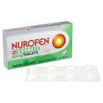 Nurofen Express Ibuprofen 256mg, 16 Tablets - Pain, Sinus, Migraine, Headache, Toothache Relief, Long Lasting Cold & Flu relief
