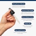 Metagenics Vitamin D3 Liquid Drops - 1000iu Vitamin D for Healthy Immune System, Bones, Muscles & Teeth - Orange, 30ml