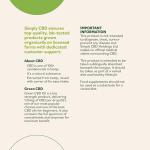 Simply CBD Oil Green Drops - 2.5% Strength - Natural Flavour - 30ml