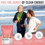 Milk Thistle High‑Strength 5400mg Tablets | 25:1 Seed Extract with 216mg Silymarin | 120 Vegan Tablets, UK Made & Lab Tested | Clean, Vegan Formula | Quality Silymarin Extract