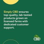 Simply CBD Oil Green Drops - 2.5% Strength - Natural Flavour - 30ml