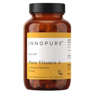 INNOPURE Vitamin A 800µg (No Fillers or Binders) Pure-Fill Supplement 120 Capsules