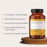 INNOPURE Vitamin A 800µg (No Fillers or Binders) Pure-Fill Supplement 120 Capsules