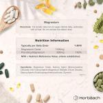 Magnesium 600mg of Elemental | High Strength Magnesium Oxide Tablets | Muscle, Bone & Energy Support | 90 Vegan Tablets | by Horbaach