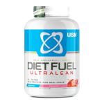 USN Diet Fuel Ultralean Meal Replacement Shakes for Weight Loss | Strawberry | 2kg with 36 Servings | High Protein, Low Calorie Shake | Appetite Control & Fat Loss Support | 24 Vitamins & Minerals
