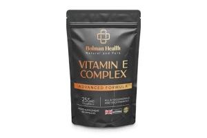 Vitamin E Complex Capsules | Full Spectrum with 8 Tocopherols & Tocotrienols | 255mg Vitamin E | Antioxidant Support | 60 Vegan Capsules | Non-GMO | Gluten-Free Vitamin E Supplement