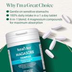 MagAsorb® Complex 375mg | High Strength Magnesium | 180 One-A-Day Magnesium Vegan Tablets (at 100% NRV) | 6 Month’s Supply | Contributes to the Reduction of Tiredness & Fatigue | UK Made