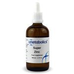 Metabolics Super Zinc Liquid 8mg Sulfate & Chloride Form 80% NRV — UK Made GMP Certified — Contributes to Normal Immune Function — Vegan Drops — 100ml Bottle — 4 Month Supply