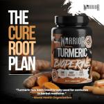 Warrior Turmeric Curcumin with Bioperine, 510mg – Turmeric and Black Pepper Capsules for Joint Health, Blood Sugar Balance, and Inflammation Relief – Immune System Booster Supplement – 60 Tablets