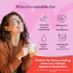 Active Iron Supplement 14 mg – Helps Support Iron & Energy Levels – Gentle, Non-Constipating, Highly Absorbed – 30 Capsules, 1 Month Supply