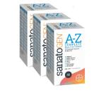 Sanatogen A-Z Complete Multivitamin Tablets for Men and for Women, Contains Vitamin D, Vitamin C, Iron, Calcium Supplement, 1 Pack of 90 Tablets - 3 Months Supply