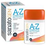 Sanatogen A-Z Complete Multivitamin Tablets for Men and for Women, Contains Vitamin D, Vitamin C, Iron, Calcium Supplement, 1 Pack of 90 Tablets - 3 Months Supply