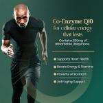 MagFit Magnesium Supplement with CoQ10, L-Carnitine for Energy Support, Heart Health, Blood Pressure Control and Muscle Recovery, Vegan Capsules, 60 Count, Made In UK