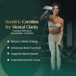 MagFit Magnesium Supplement with CoQ10, L-Carnitine for Energy Support, Heart Health, Blood Pressure Control and Muscle Recovery, Vegan Capsules, 60 Count, Made In UK