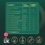 MagFit Magnesium Supplement with CoQ10, L-Carnitine for Energy Support, Heart Health, Blood Pressure Control and Muscle Recovery, Vegan Capsules, 60 Count, Made In UK