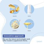 Osavi Milk Thistle, Silymarin 100 mg – 60 Vegan Capsules | Supports Liver Function & Detoxification | Contributes to Liver Regeneration and Healthy Bile Production