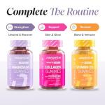 Magnesium Gummies - High Strength 1636 mg of Citrate Offering 180mg of Elemental Mg - Magnesium Supplements - Alternative to Tablets, Spray & Oil - Vegan - 60 Gummies - Novomins