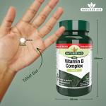 Natures Aid Vitamin B Complex 180 Tablets – High Potency – Supports Energy Metabolism, Nervous System, Brain & Immune Function – Vegan, Gluten Free, Non-GMO – Overall Wellbeing Supplement