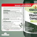 Natures Aid Vitamin B Complex 180 Tablets – High Potency – Supports Energy Metabolism, Nervous System, Brain & Immune Function – Vegan, Gluten Free, Non-GMO – Overall Wellbeing Supplement