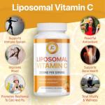 Liposomal Vitamin C 2200mg, Max Absorption, High Strength, Antioxidant, No additives, Non-GMO - 60 Capsules