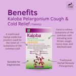 Schwabe Pharma - Kaloba Cough & Cold Relief Tablets - Pelargonium Sidoides Root Extract 20mg - Traditionally Used for Common Cold, Runny Nose, Sore Throat, Blocked Nose, Coughs - 30 Tablets