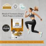 Ausha Organic Turmeric Superfood Powder 250g - Blend of Turmeric + Black Pepper + Ginger + Cardamom - UK Certified Organic by Soil Association - Use in Cooking, Tumeric Shot, Latte, Smoothies