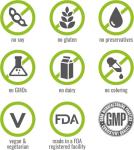 NATURELO Vegan Zinc Immune Support Capsules - Whole Food Complex with Vitamin C for Healthy Skin, Hair, and Nails - 120 Capsules