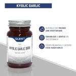 Quest - 45x Kyolic Garlic Tablets. High Strength 1000mg Odourless Aged Garlic Extract for Heart, Immune, Digestive & Cognitive Health. Daily Dietary Supplement. Vegan & Gluten-Free (Pack of 3)