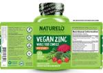 NATURELO Vegan Zinc Immune Support Capsules - Whole Food Complex with Vitamin C for Healthy Skin, Hair, and Nails - 120 Capsules