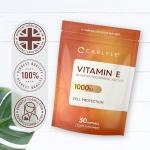 Vitamin E 1000iu | 30 Softgels (1 Month Supply) | DL-Alpha Tocopheryl | Protection of Cells from Oxidative Stress | High Strength Supplement for Adults | By Carlyle