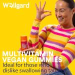 Vegan Multivitamin Gummies by Wellgard - Chewable Multivitamins Adults, 60 Vitamin Gummies, Orange Flavour (Adult Gummies)