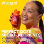 Vegan Multivitamin Gummies by Wellgard - Chewable Multivitamins Adults, 60 Vitamin Gummies, Orange Flavour (Adult Gummies)