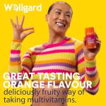 Vegan Multivitamin Gummies by Wellgard - Chewable Multivitamins Adults, 60 Vitamin Gummies, Orange Flavour (Adult Gummies)