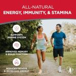 100% Authentic American Ginseng Capsules -500 mg. Potent Ground Ginseng Root - No Fillers, Binders or Other Additives (75)