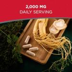 100% Authentic American Ginseng Capsules -500 mg. Potent Ground Ginseng Root - No Fillers, Binders or Other Additives (75)