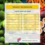 Healthspan Multivitamin with Live Cultures (90 Tablets) | Supports Immune Health | Maintain Energy Levels | Multivitamin & Live Bacteria Cultures | Added Vitamins C & D3 | Vegan