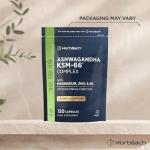 Ashwagandha KSM-66 Complex Enhanced with Magnesium, Zinc & Vitamin B6 | High Strength Ashwagandha Root Supplement | 120 Vegan Capsules (Not Tablets) | by Horbaach