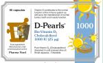 Pharma Nord D-Pearls Vitamin D3 25 mcg (1000 IU) 90 Capsules