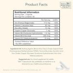 Bettervits Iron Tablets High Strength | Iron Supplements for Women and Men - Ferrous Bisglycinate Formulation | Active Vitamins C, B6, B9, B12, Zinc, Copper | Energy and Vitality - 60 Capsules