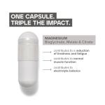 Bulk Magnesium Glycinate 3-in-1 Complex | 1800mg High Absorption | Triple Strength Magnesium with Bisglycinate, Citrate & Malate | Supports Muscle Function, Energy & Repair | Vegan | 90 Tablets