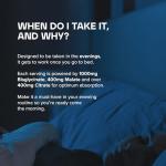 Bulk Magnesium Glycinate 3-in-1 Complex | 1800mg High Absorption | Triple Strength Magnesium with Bisglycinate, Citrate & Malate | Supports Muscle Function, Energy & Repair | Vegan | 90 Tablets