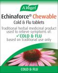 A.Vogel Echinaforce Chewable Cold & Flu Tablets | Relieve Cold & Flu Symptoms | Extracts of Fresh Echinacea | 40 Tablets