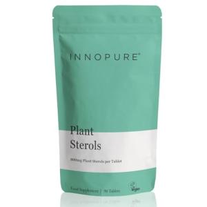 INNOPURE Plant Sterols - 90 Tablets - Cholesterol Lowering Supplements, Proven Supplement to Lower Cholesterol Levels - 800mg Per Plant Sterol Tablets, Heart Health Supplements - Made in The UK