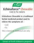A.Vogel Echinaforce Chewable Cold & Flu Tablets | Relieve Cold & Flu Symptoms | Extracts of Fresh Echinacea | 40 Tablets