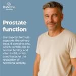 Bandini® Euprost Saw Palmetto 180 Capsules | High Strength Male Health Supplement | Serenoa Repens 20:1, Pumpkin Seed, Nettle Powder, Zinc, Vitamin D3 & B6 | Urinary Comfort for Men | 6 Months Supply