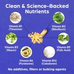 Purolabs Vitamin B Complex High Strength – High Strength VIT B Complex with 8 Essential B Vitamins – Methylated Folate & B12 Supplements with Vitamin B6 and B12 – 60 Vegan Capsules – Made in UK