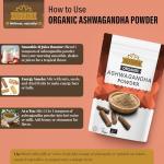 Organic Ashwagandha Powder 1kg - Stress and Anxiety Relief, Energy, Sleep Aid - UK Certified Organic by Soil Association -Immunity- Indian Ginseng, Adaptogen