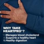 HeartPro® 900mg Plant Sterols | 8 Billion Protiotics | Supplement to Lower Cholesterol | with Ginger Root, CoQ10, Black Garlic | 60 Vegan Capsules, 2-A-Day